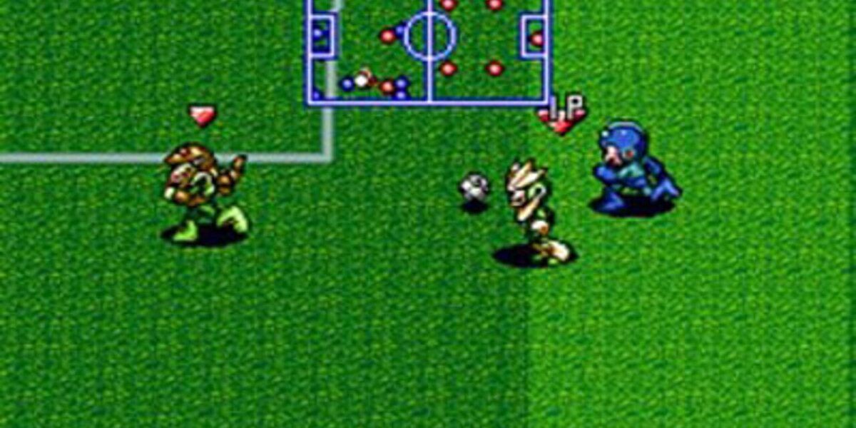 Mega Man Soccer gameplay