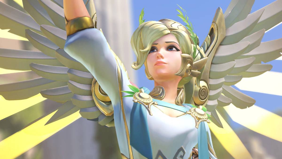 overwatch mercy winged victory