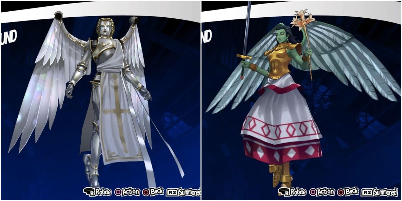 two angels from christian mythology in persona 5 royal