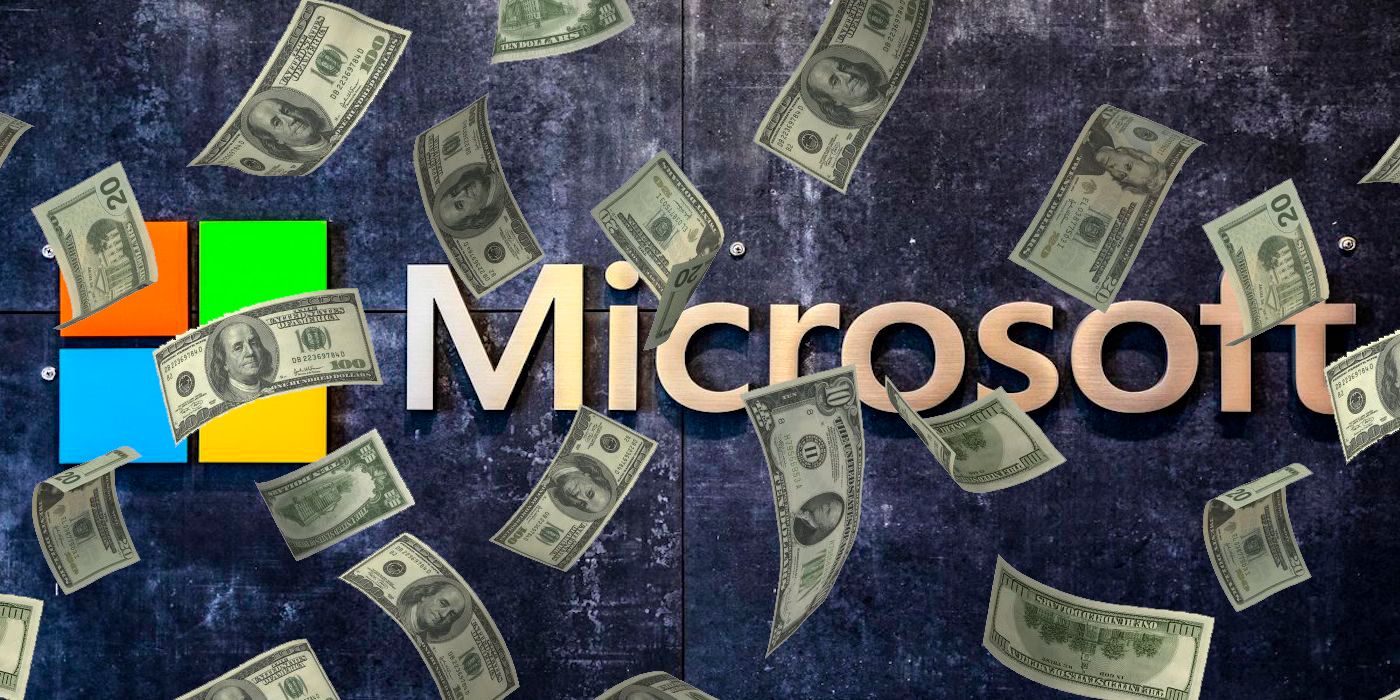microsoft profit increase quarter