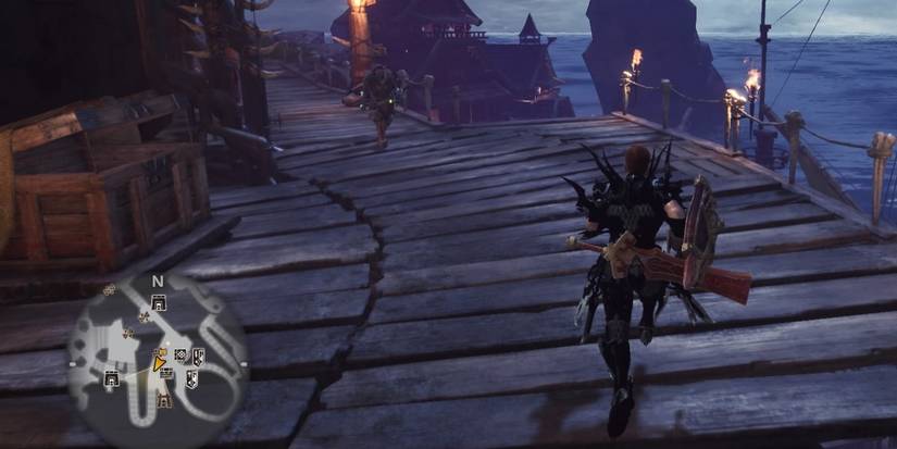 monster hunter world hunter with drachen armor