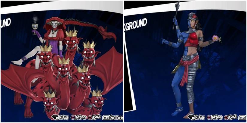 an aspect of sin from christian lore and a god from hindu mythology in persona 5 royal