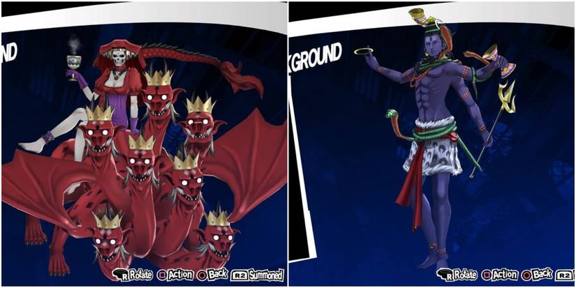 representation of a sin in christian mythology and a hindu go in persona 5 royal