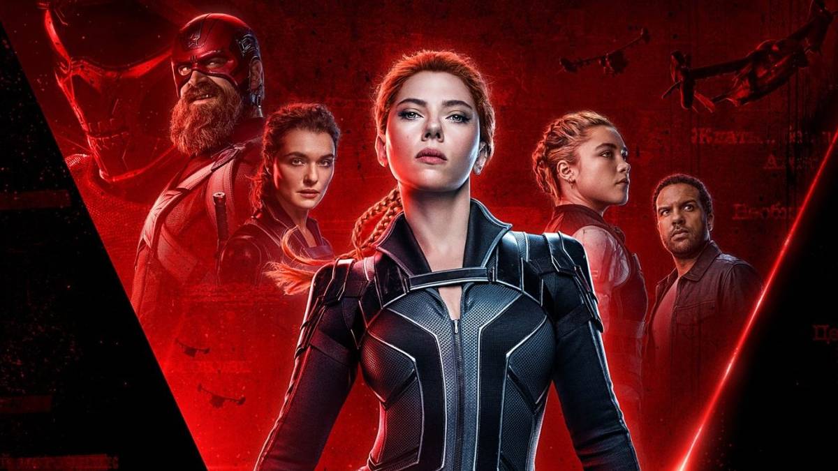 A poster for Black Widow (Coming May 7 2021)