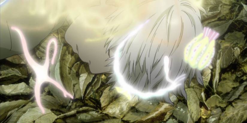ginko with mushishi