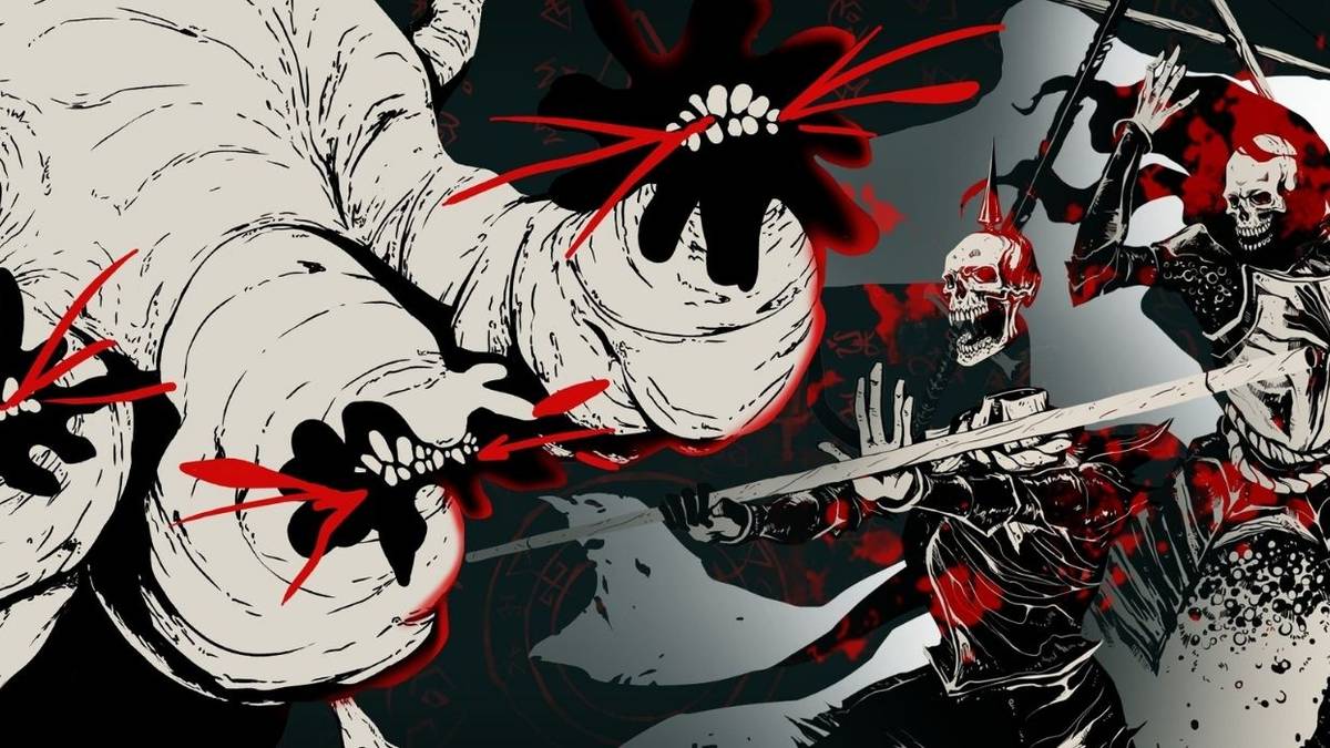 nadir characters fighting enemy