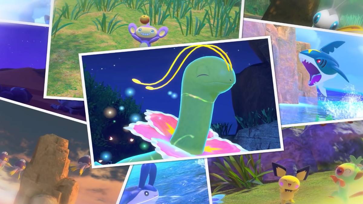 new pokemon snap photos showing illumina meganium