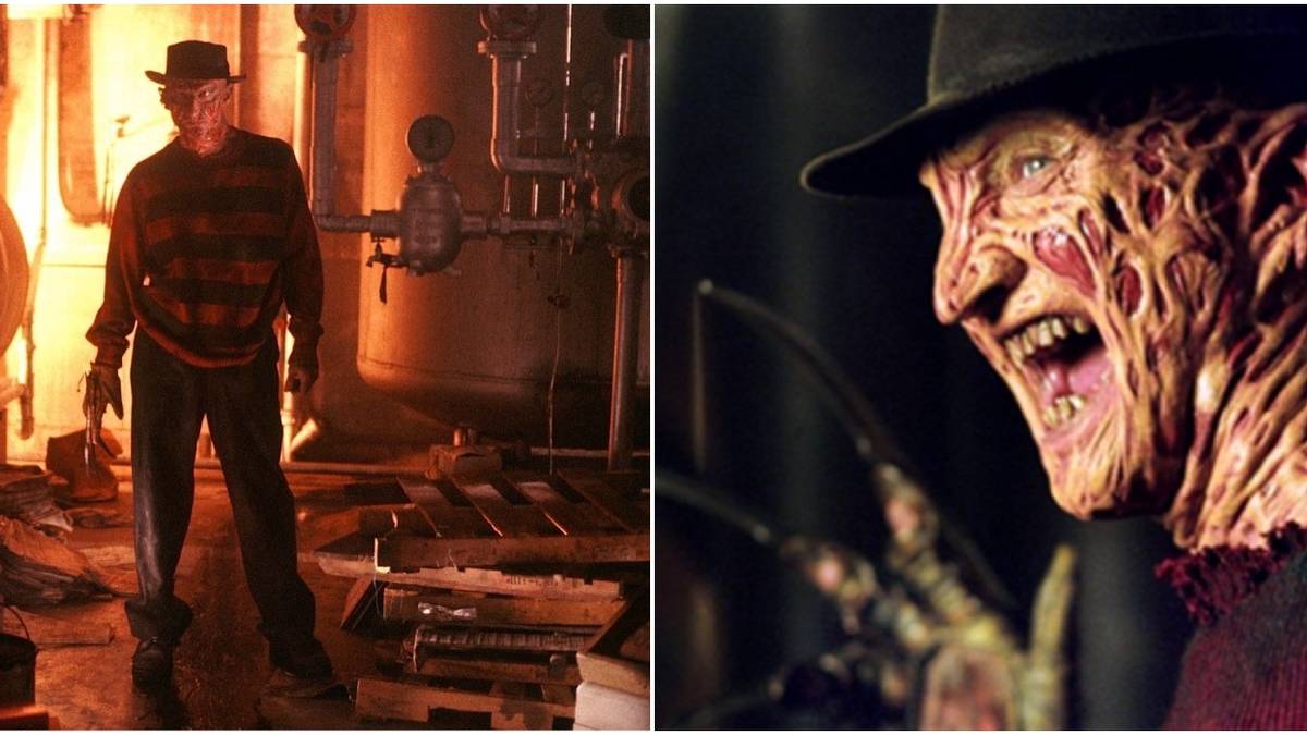 nightmare on elm street freddy split image