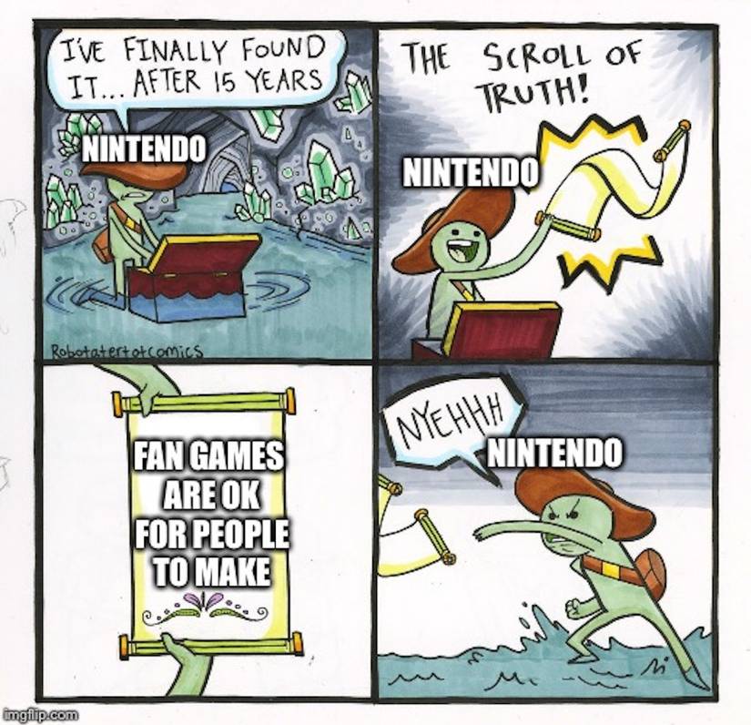 nintendo fan games meme