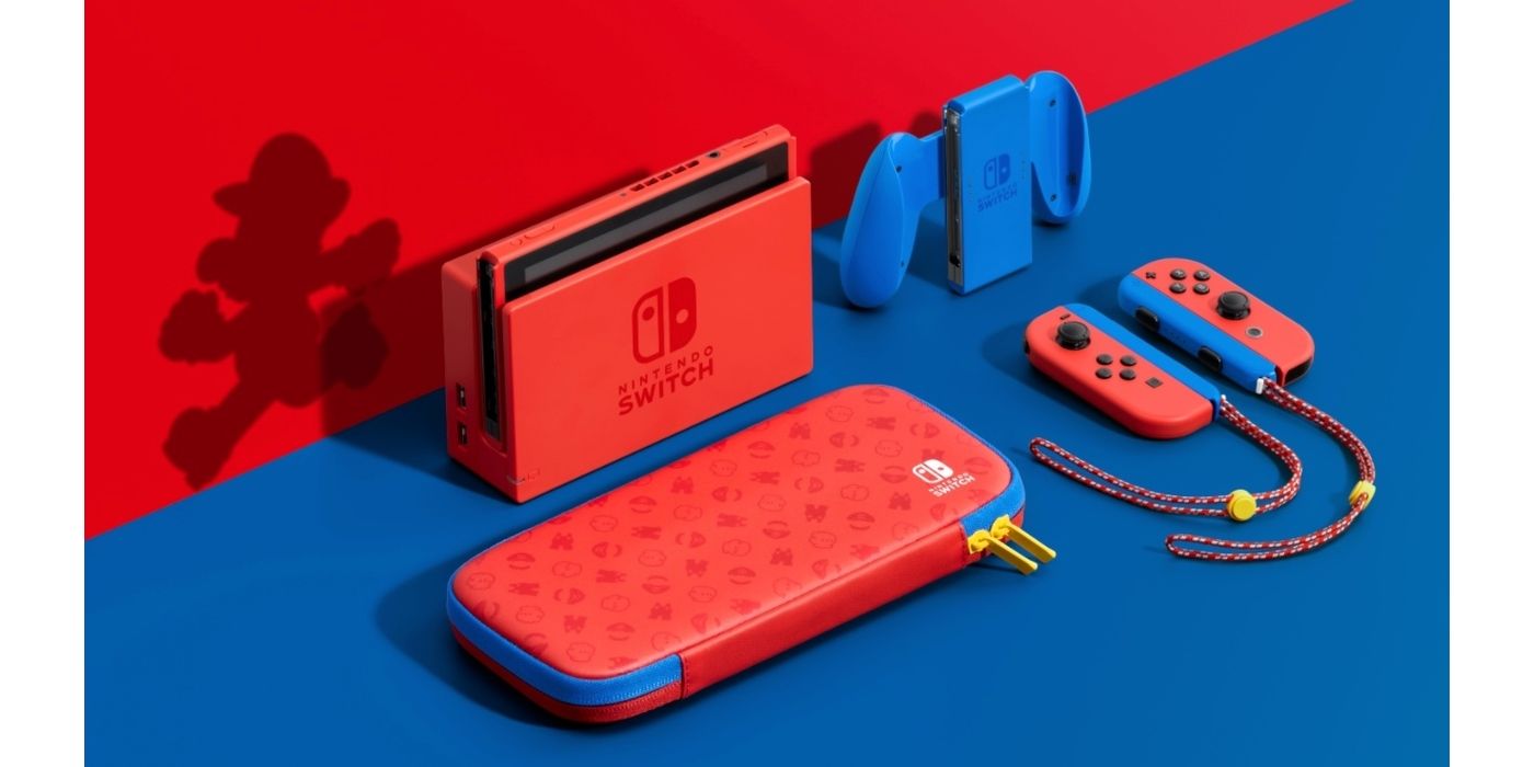 nintendo switch mario red and blue