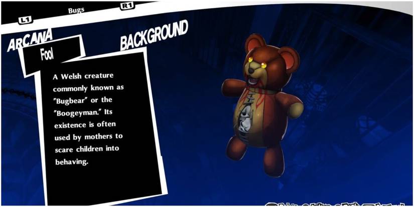 the fool arcana haunted teddy bear.