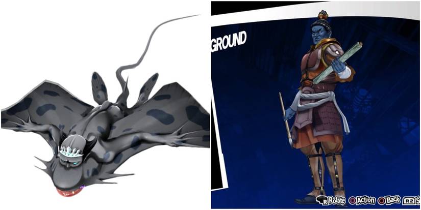 a demon from the lesser key of solomon and a heavenly king from buddhism.