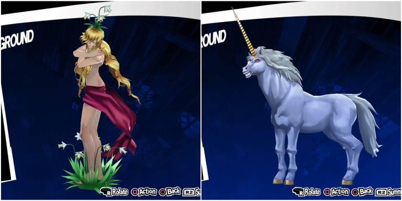 a figure from greek mythology and a horse with a horn.