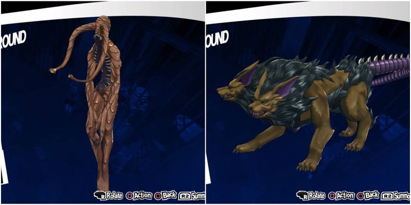 a fiend from hindu mythology and a mythical dog from greek mythology