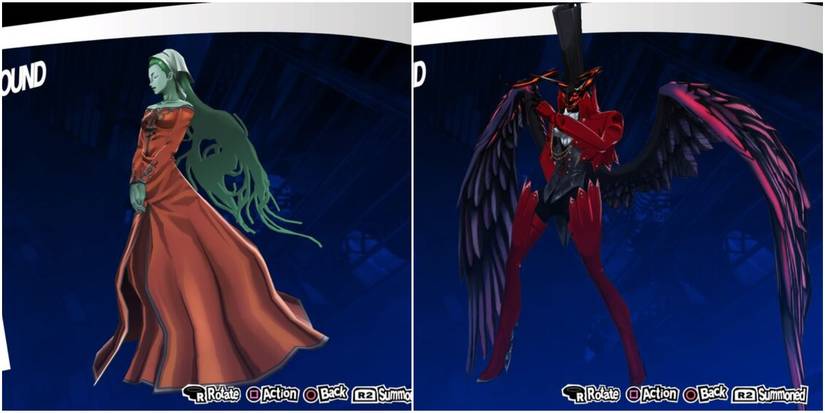 spirit from scotland and a winged allegory figure