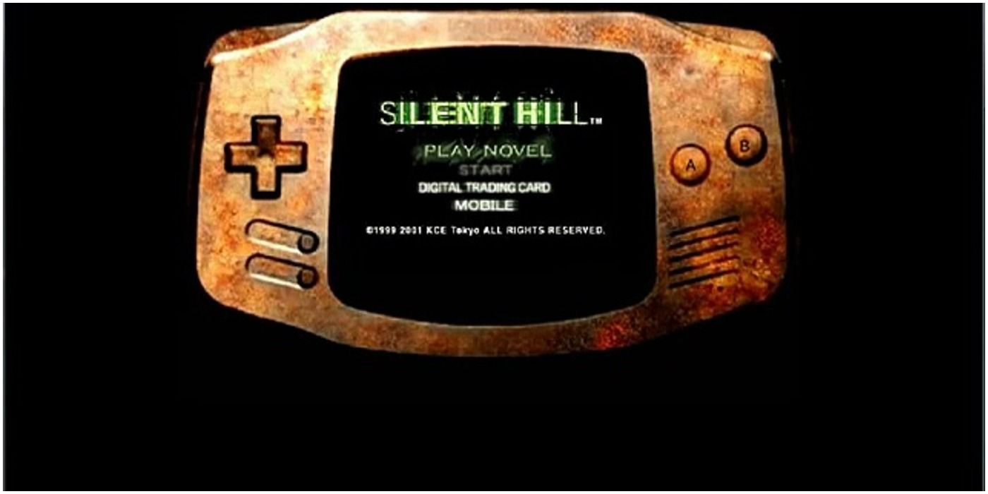 play novel: silent hill home screen