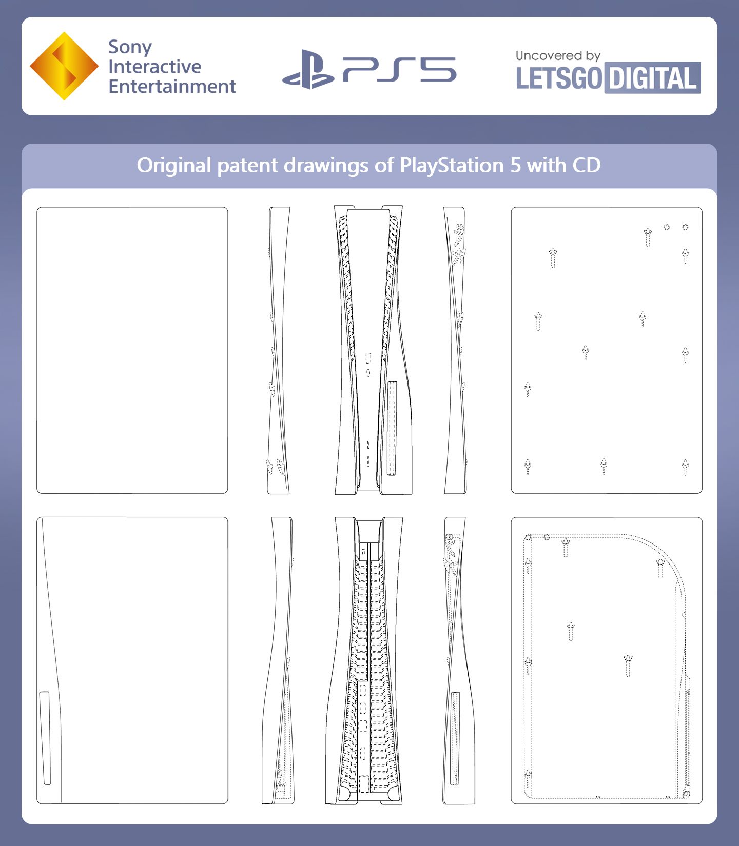 ps5 disc drive console patent