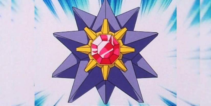 the psychic and water type star pokemon in the tv show.