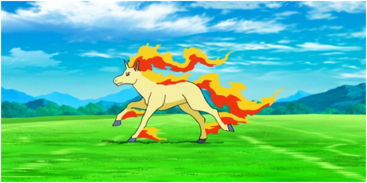 the fire pokemon seen in the opening of the anime during the indigo league season.