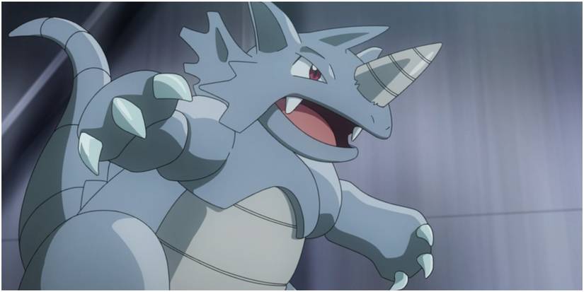 the ground and rock type from the anime.