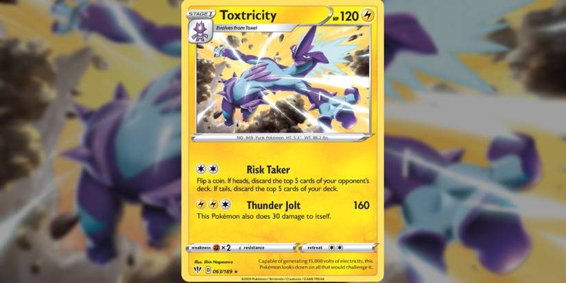 the lightning type card.