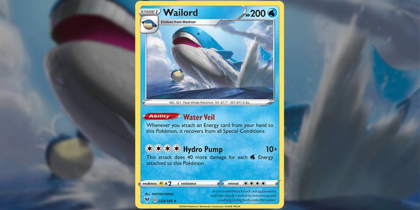 the big whale water type pokemon breaching.