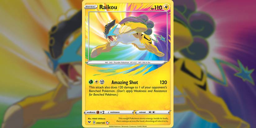 the legendary beast as a lightning card.