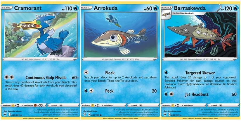 three water pokemon that can form a unique deck strategy.