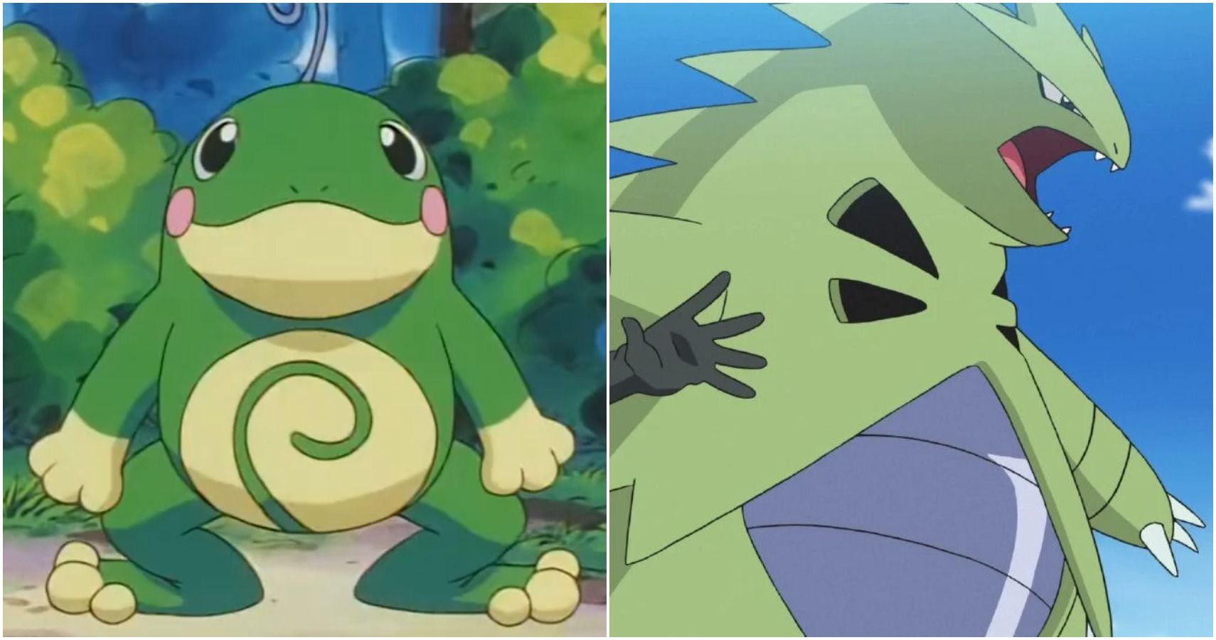 politoed and tyranitar feature