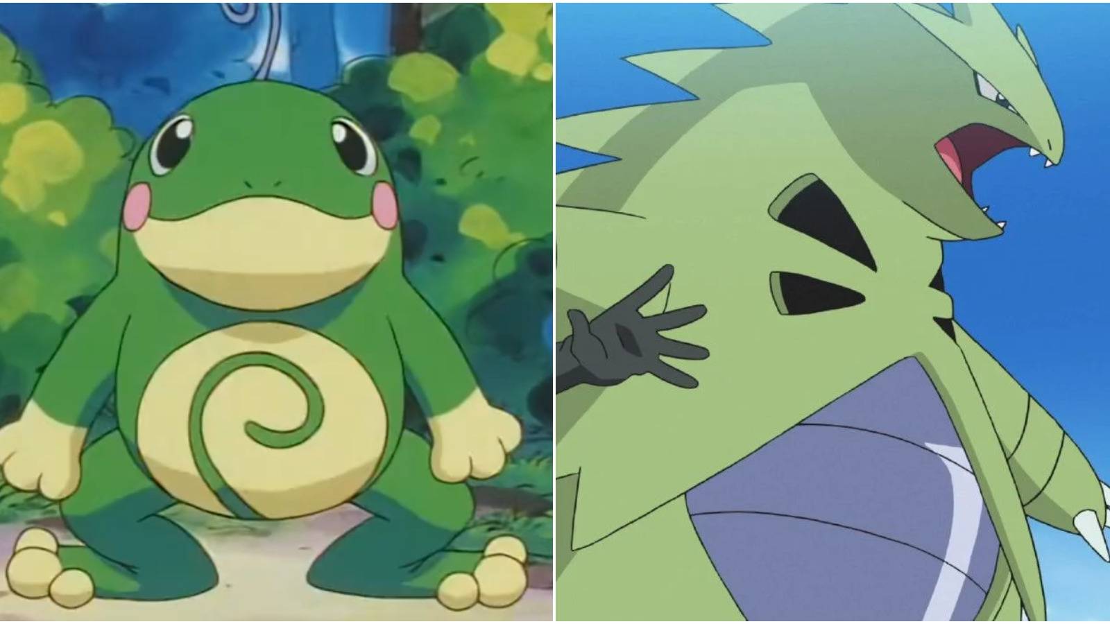 politoed and tyranitar feature