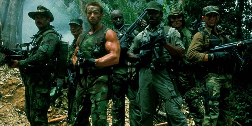 The cast of Predator 1987