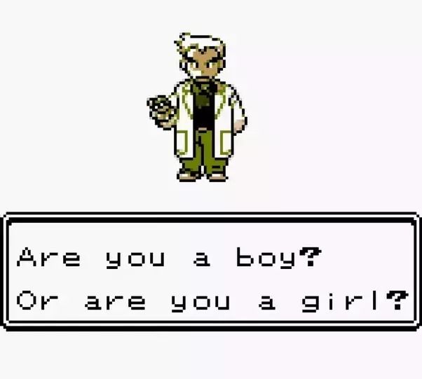 Professor Oak are you a boy or a girl