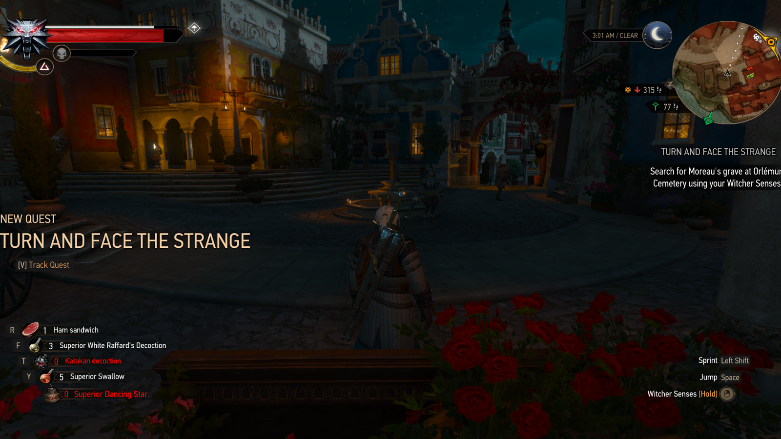 Witcher 3 Turn and Face the Strange