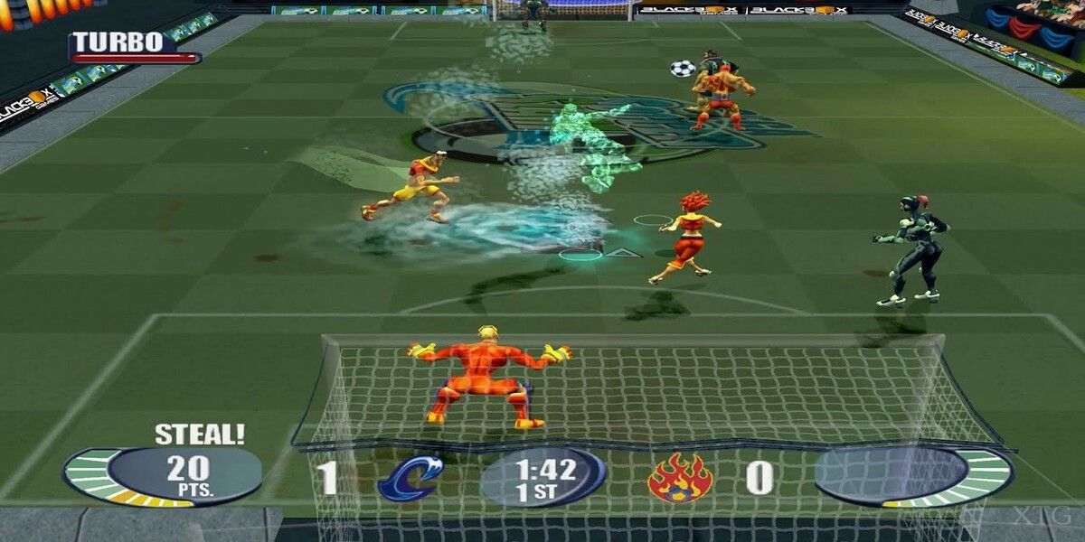 Sega Soccer Slam - soccer gameplay