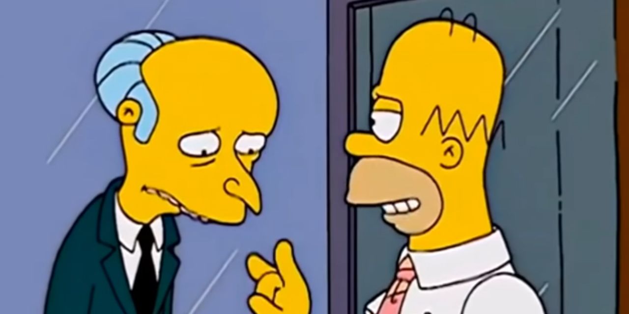 Мистер Бернс в эпизоде ​​Симпсонов C.E.D.