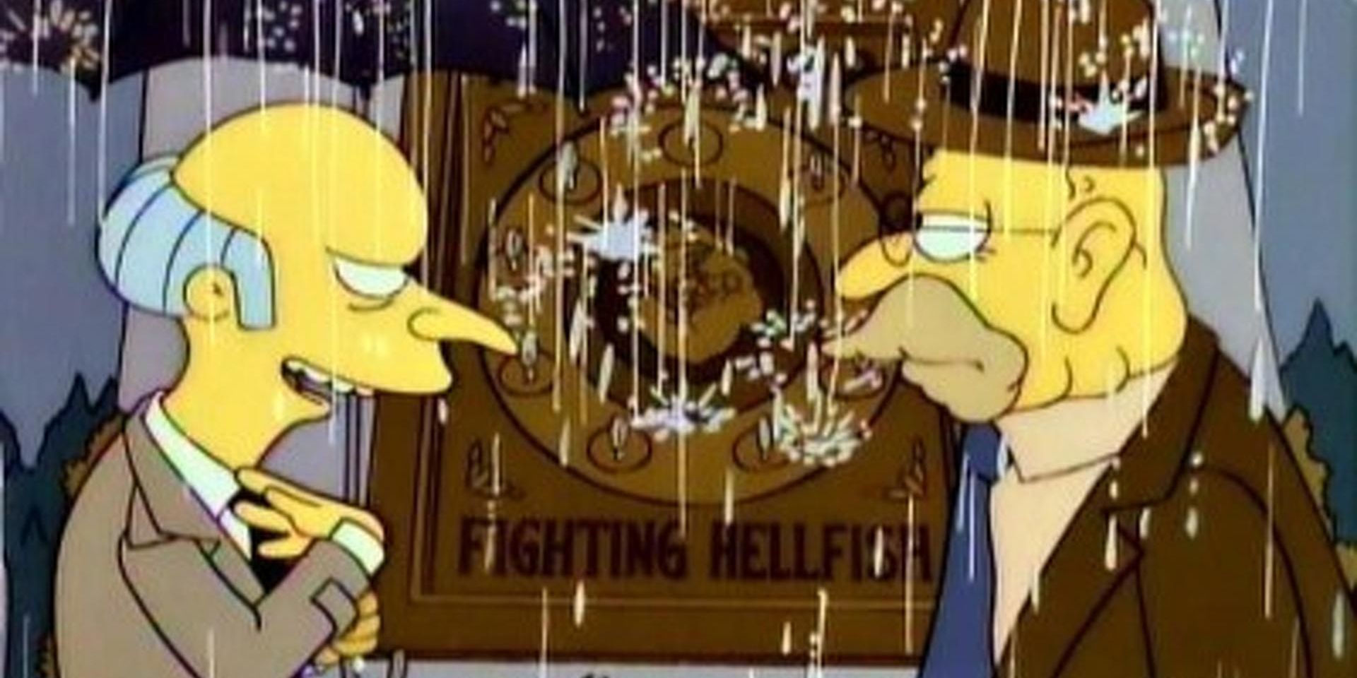 Мистер Бернс в эпизоде ​​Симпсонов «Проклятие летучей адской рыбы» (S07E22)