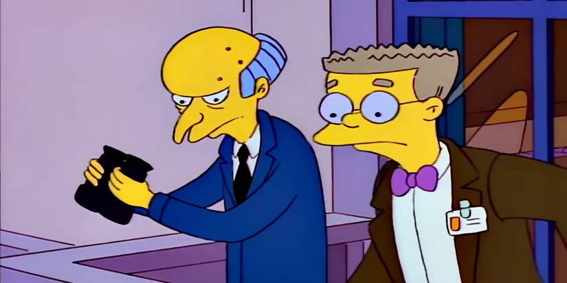 Mr. Burns in the Simpsons episode Last Exit to Springfield (S04E17)