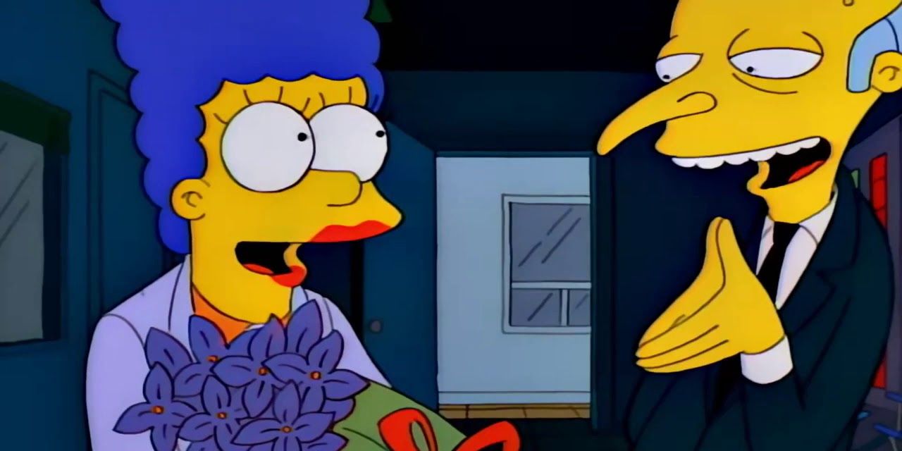 Мистер Бернс в эпизоде ​​Симпсонов Мардж устраивается на работу (S04E07)