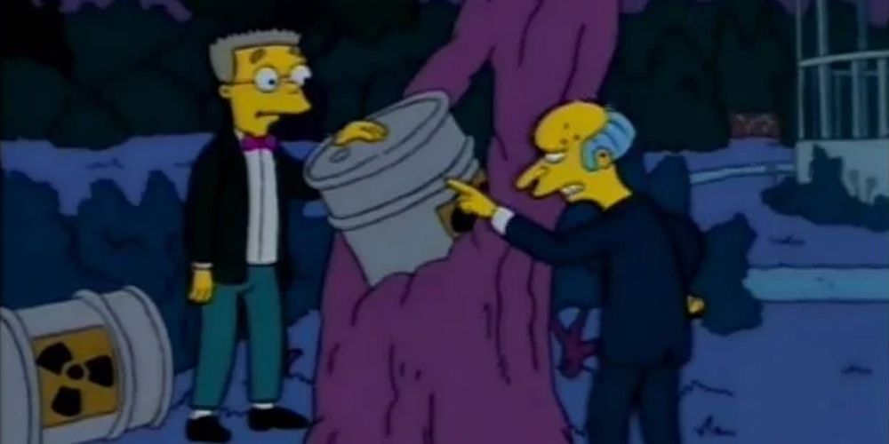 Мистер Бернс в эпизоде ​​Симпсонов Мардж против. Монорельс (S04E12)
