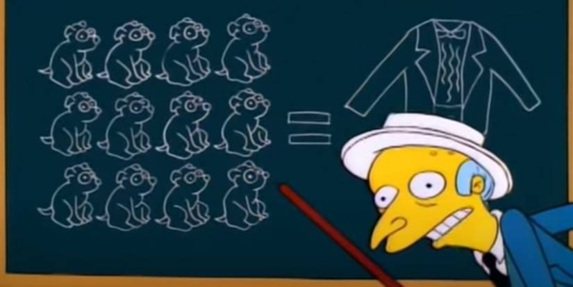 Mr. Burns in the Simpsons episode Two Dozen And One Greyhounds (S06E21)
