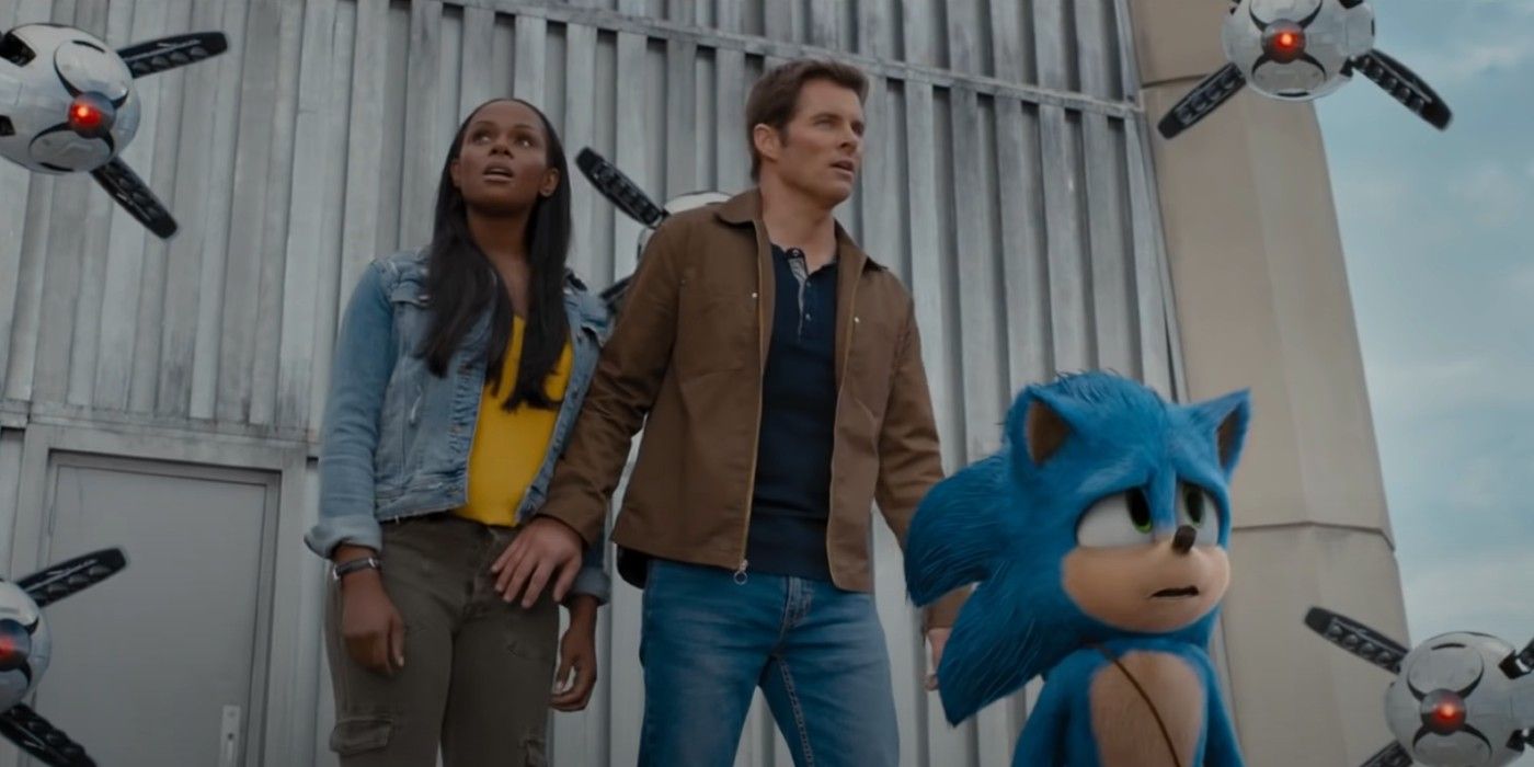 sonic the hedgehog with james marsden and tika sumpter