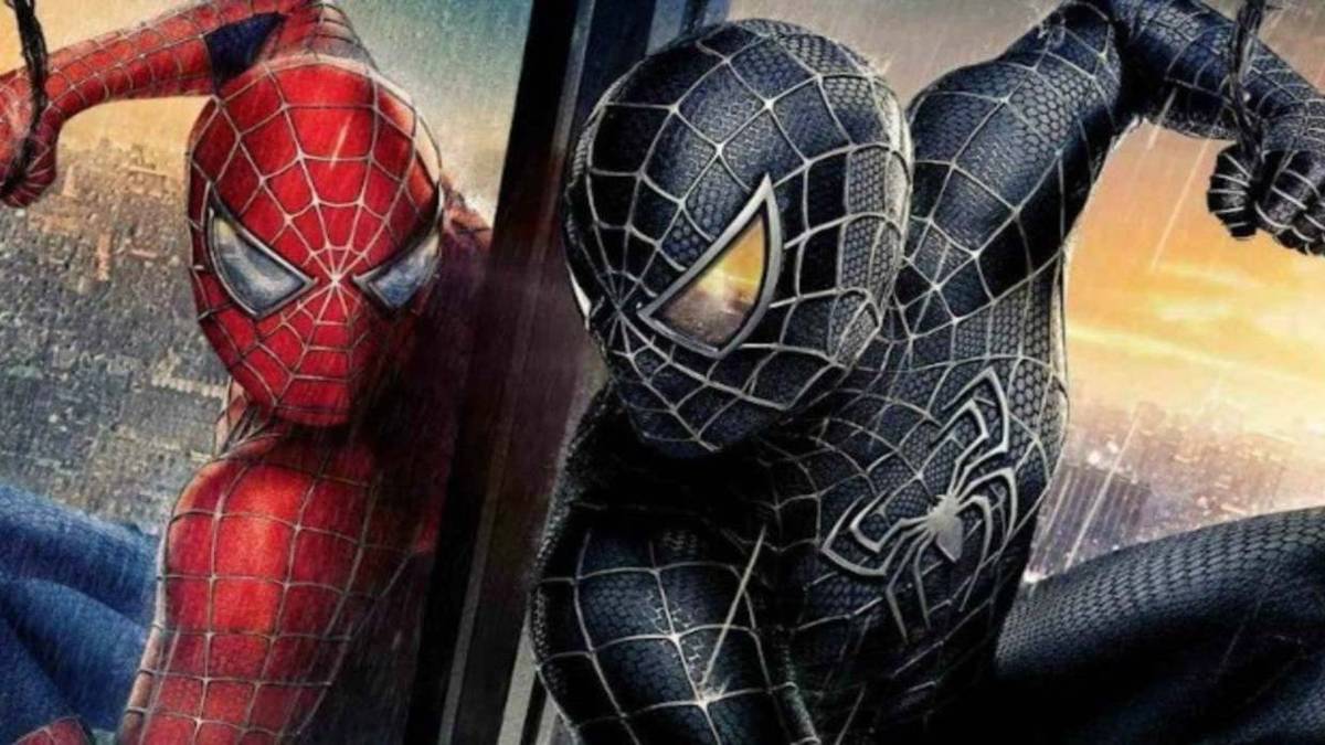 spider-man-3 symbiote suit poster