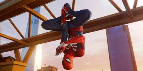 spider man remastered peter upside down ps5 insomniac