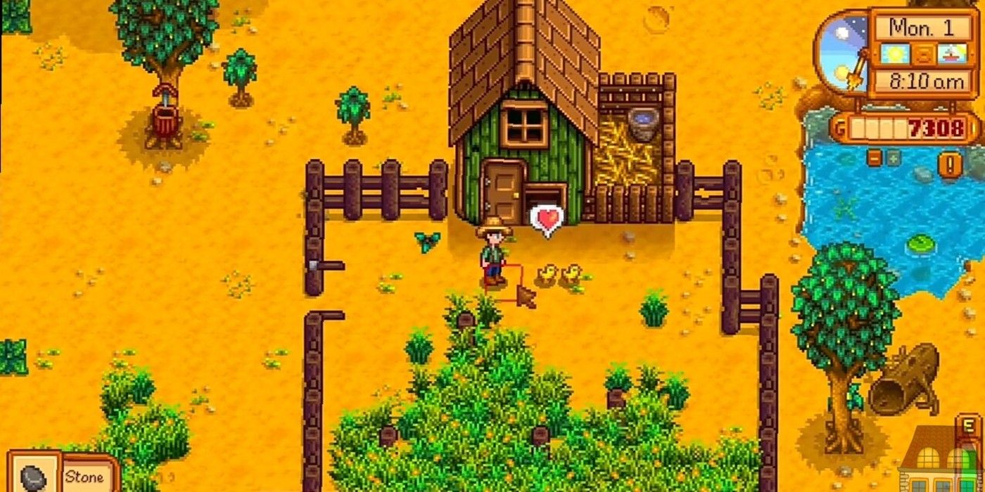 stardew valley outdoors chicken coop