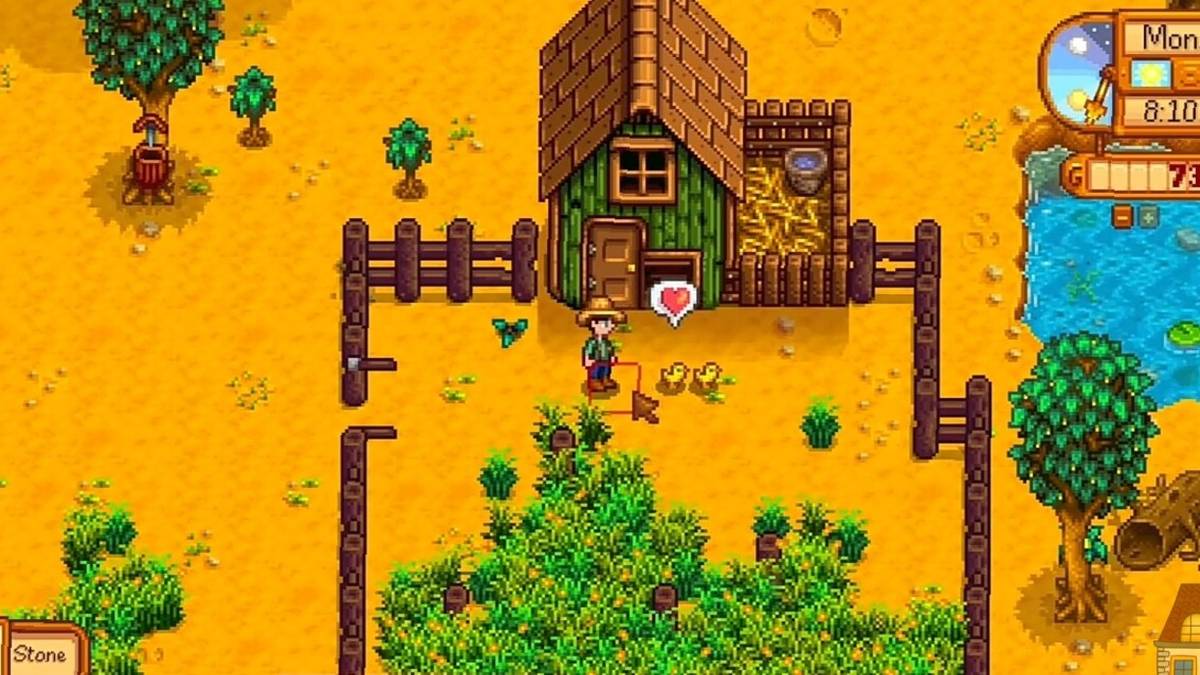 stardew valley outdoors chicken coop