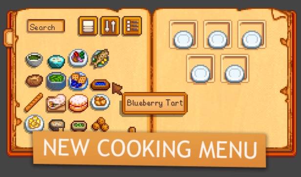 love of cooking menu