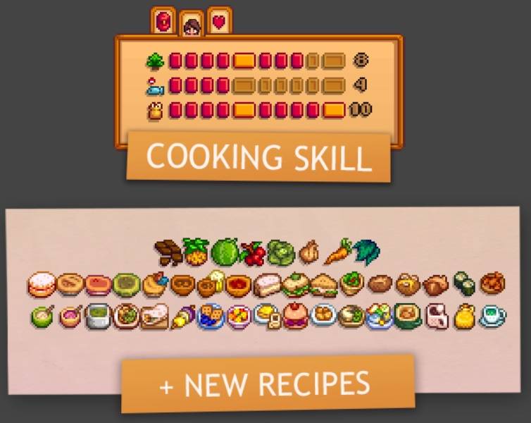love of cooking skills