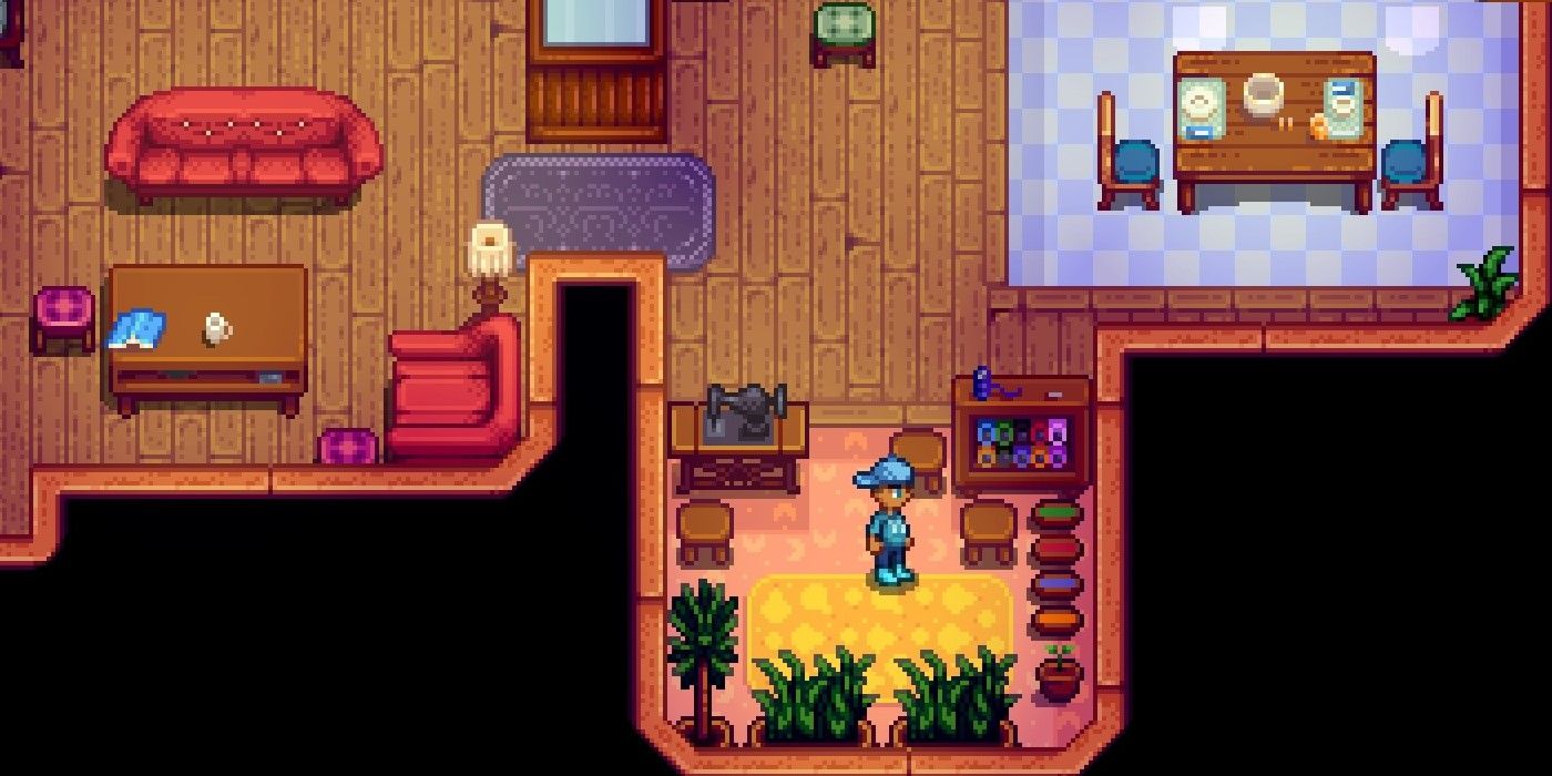 Make a Stardew Valley farmhouse with a sewing machine