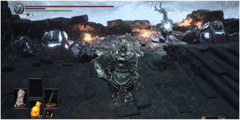 the statues where players learn a gesture and use it to travel to archdragon peak