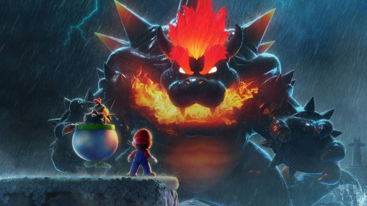 mario bowser jr and mega fury bowser